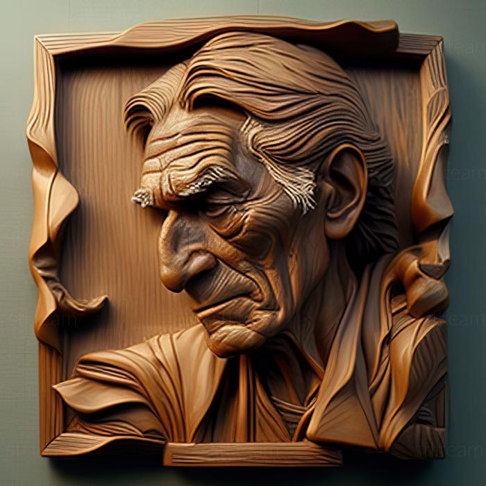 3D модель Гаррі Екман, американський художник (STL)